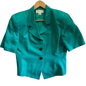 Christian Dior Vintage Short Sleeve Blazer - 14